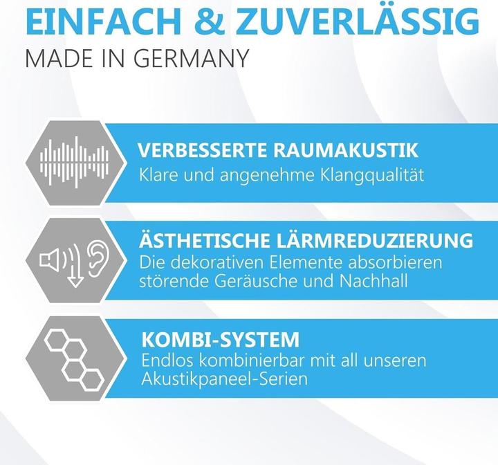 Immagine prodotto Platino24 Schallabsorber Akustikpaneele-Set (2 Stück) (2 pz.)