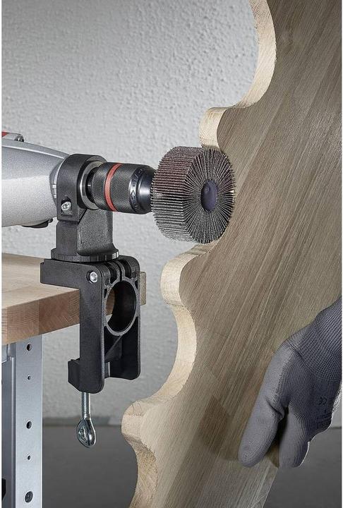 Produktbild wolfcraft 1 Kombihalter Kunststoff für Bohrmasch.