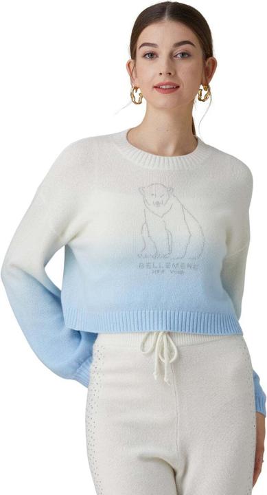Produktbild Bellemere Sweater Polar Bear Cropped Cashmere Sweater (With Crystal Touch) (M)