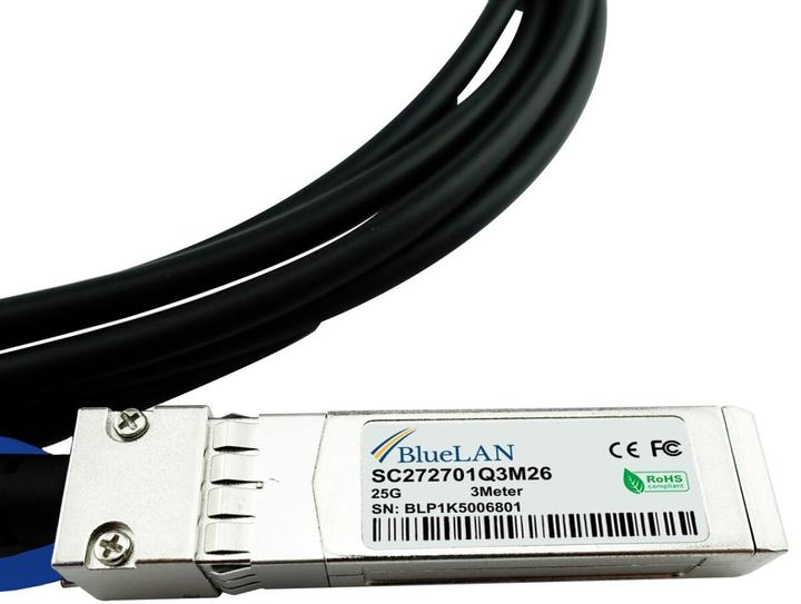 Produktbild BlueLAN HPE R4G19A kompatibles DAC SFP28 SC272701Q1M30
