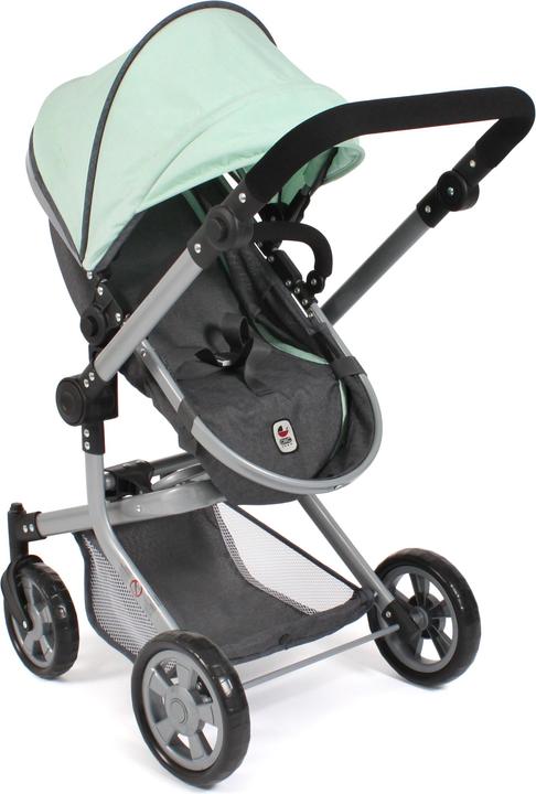 Image du produit Bayer Chic 2000 Poussette combinée pour poupées MIKA melange anth-mint