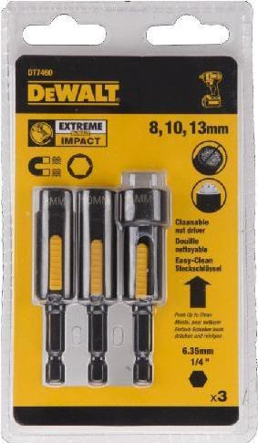 Actual product image DeWalt NOZZLE WITH LID SET 3 pcs. 8,10,13mm WEEKLY CLEANING