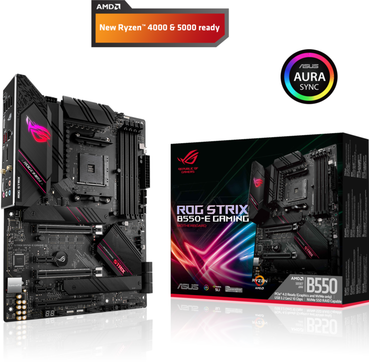 Produktbild ASUS ROG STRIX B550-E GAMING (AM4, AMD B550, ATX)