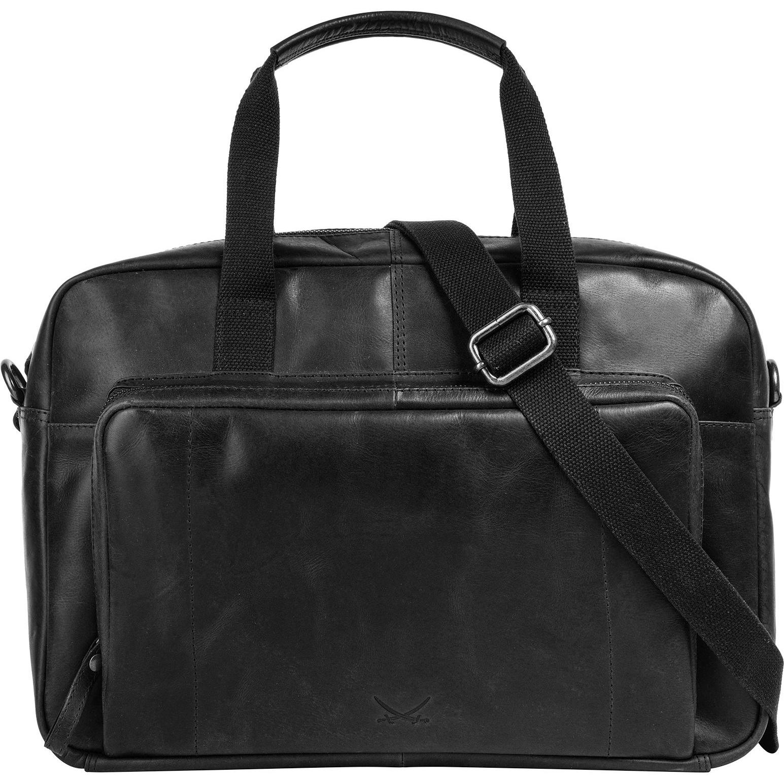 Sansibar, Handtasche, Aktentasche BUSINESS BAG, BLACK, Schwarz