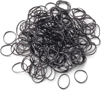Immagine prodotto Trisa Mini elastici per capelli rasta 10 mm 250 pezzi. (Elastico per capelli)