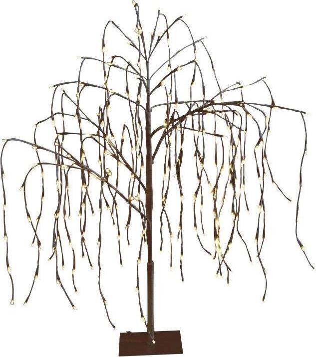 GuGus LED Weidenbaum Outdoor mit 420 LED Höhe 150cm Farbe: Braun Warm weisses Licht