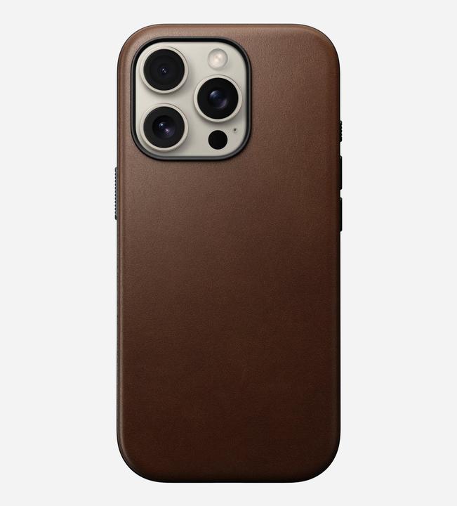 Immagine prodotto Nomad Custodia moderna in pelle per iPhone 16 Pro Marrone (Apple iPhone 16 Pro)