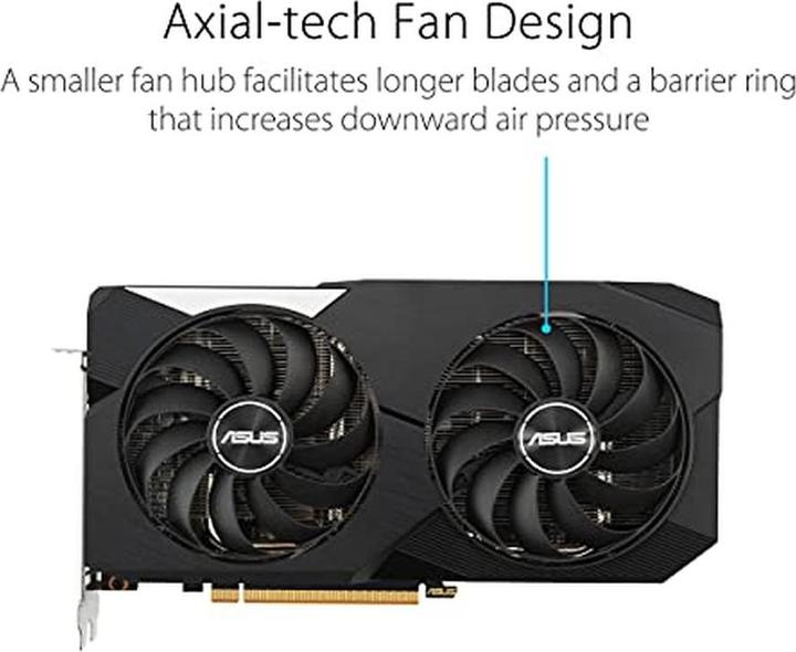 Produktbild ASUS Radeon DUAL RX 6600 XT OC Edition (8 GB)