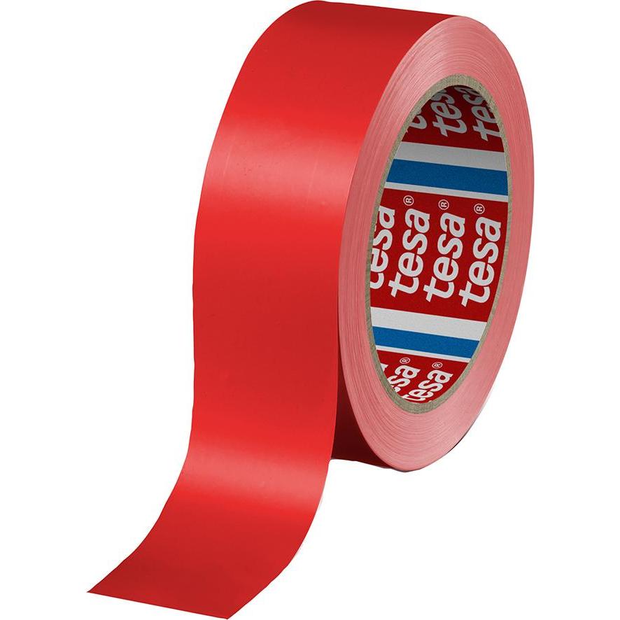 tesa, Klebeband, Packband 66m x 12mm rot (12 mm)