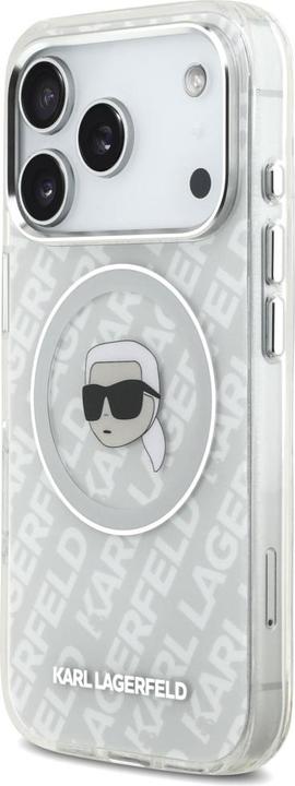 Produktbild Karl Lagerfeld - IML MagSafe (KLHMP17XHMKBKHOG) - iPhone 17 Pro Max - White Karl's Head (Apple iPhone 17 Pro Max)