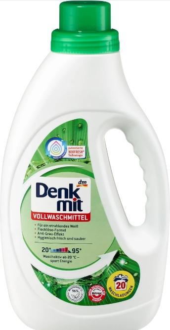 Immagine prodotto dm Denkmit Detergente per uso intensivo (20 Cicli di lavaggio, Detergente liquido)
