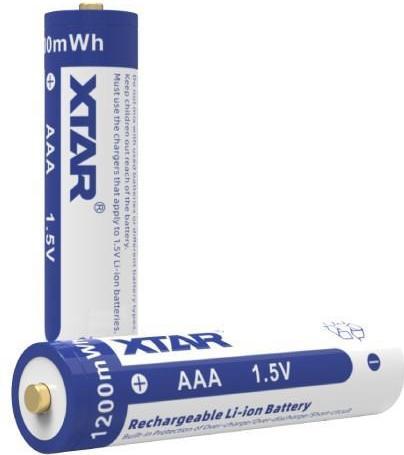 Productafbeelding Xtar Oplaadbare batterijen R03 / AAA 1 5V 750mAh (doos van 4) met bescherming (4 Pcs., AAA, 750 mAh)