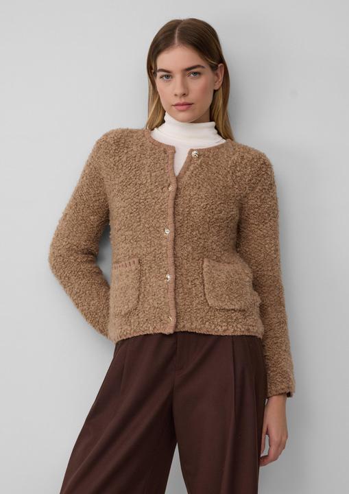 Produktbild s.Oliver Strickjacke Strickjacke im Relaxed Fit aus Alpakamix (36)