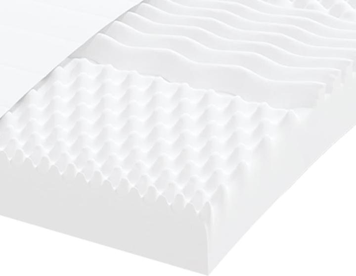 Image du produit VidaXL Schaumstoffmatratze 160 x 210 cm 7-Zonen Härtegrad 20 ILD (160 x 210 cm, Noyau de mousse)