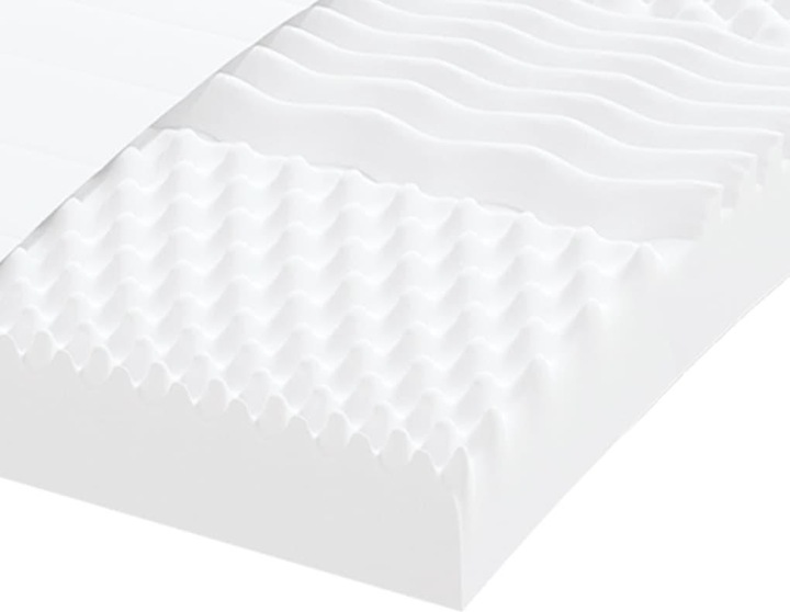 Produktbild VidaXL Schaumstoffmatratze 160 x 210 cm 7-Zonen Härtegrad 20 ILD (160 x 210 cm, Schaumstoffkern)