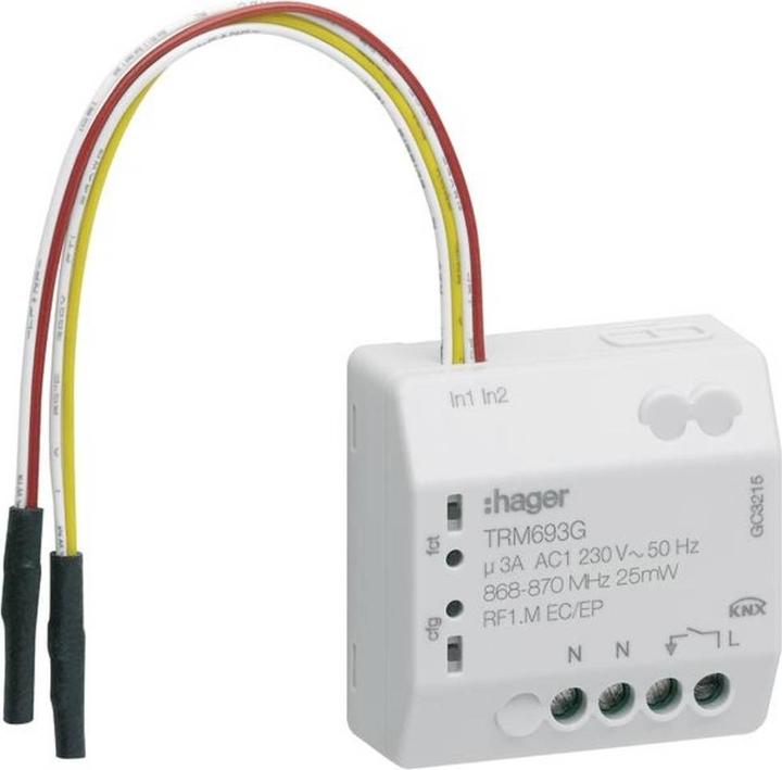 Actual product image Hager Radio (Switch actuator)
