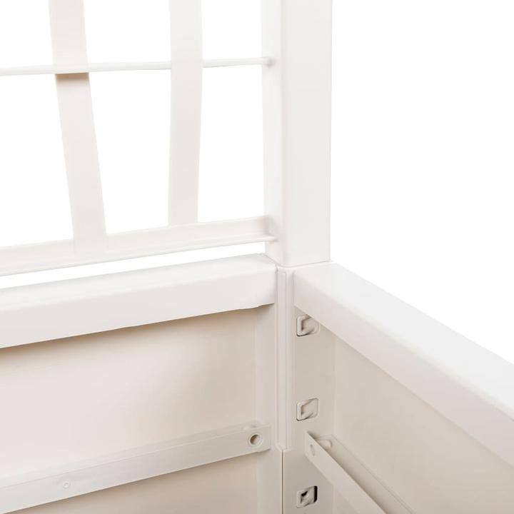 Image du produit vidaXL Pflanzkübel mit Rankgitter PP