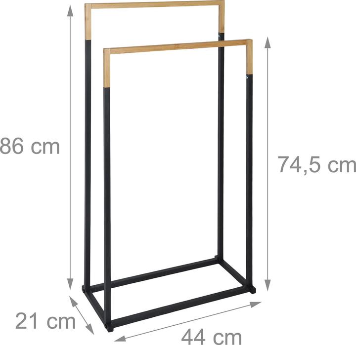 Actual product image Relaxdays Towel rack