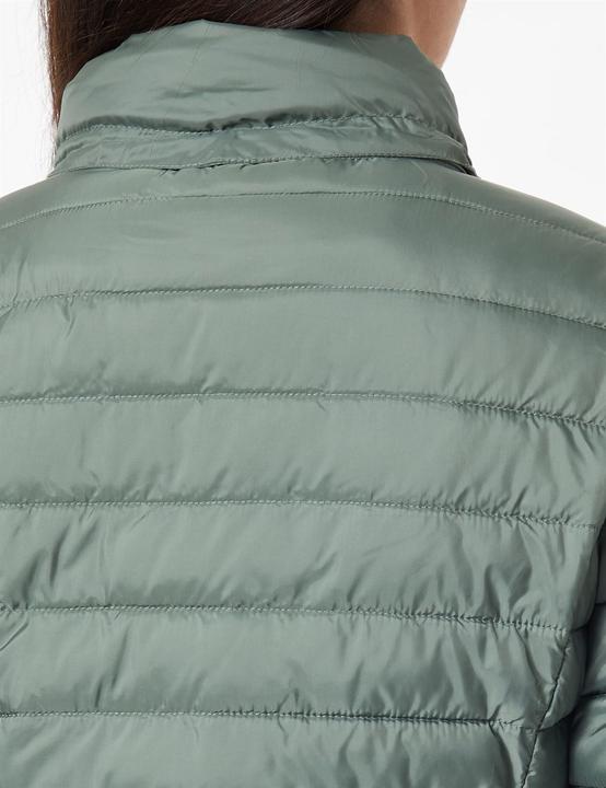 Actual product image S.Oliver Outdoor-Mantel Lange Steppjacke mit abnehmbarer Kapuze