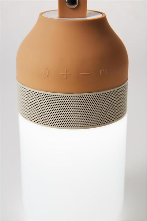 Produktbild NABO SOUND TWO Creme LED Outdoorleuchte mit Wireless Lautsprecher