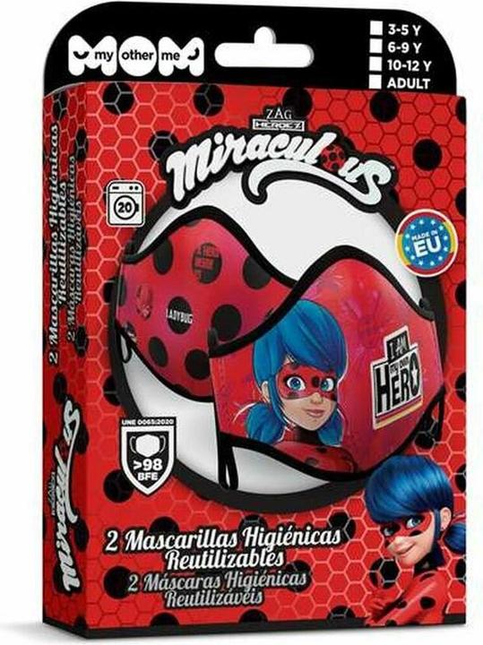 Actual product image My Other Me Hygienic mask LadyBug 2 pieces (2 x)