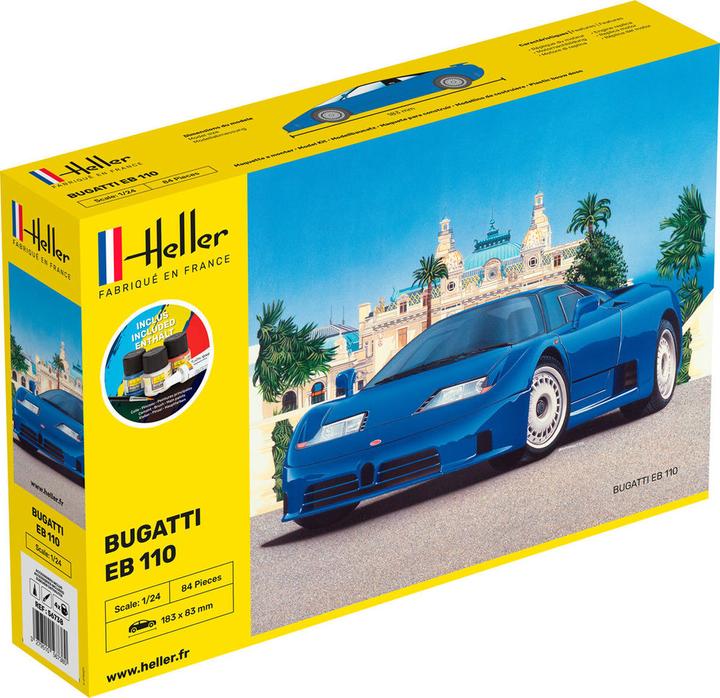 Actual product image Heller Starter Kit Bugatti Eb 110