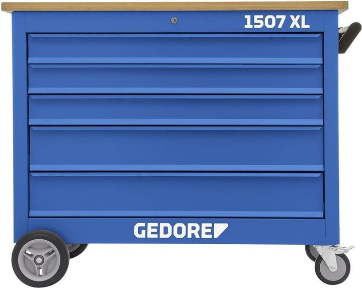 Gedore 1507 XL 01210 Rollwerkbank mit 4 Schubladen (120 cm, 67.50 cm)