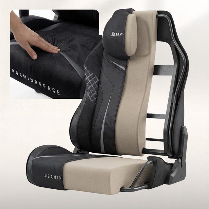 Produktbild Huzaro Fotel gamingowy zamszowy Force 8.3 Carbon Black