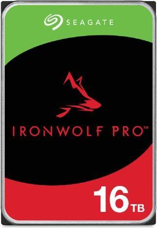 Actual product image Seagate IronWolf Pro ST16000NT001 - Harddisk - 16 TB - intern - 3.5" - SATA 6Gb/s - 7200 rpm - b... (16 TB, 3.5")