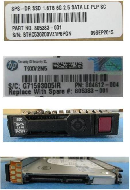 Immagine prodotto HPE 1.6 TB Hot Plug SSD (1600 GB, 2.5")