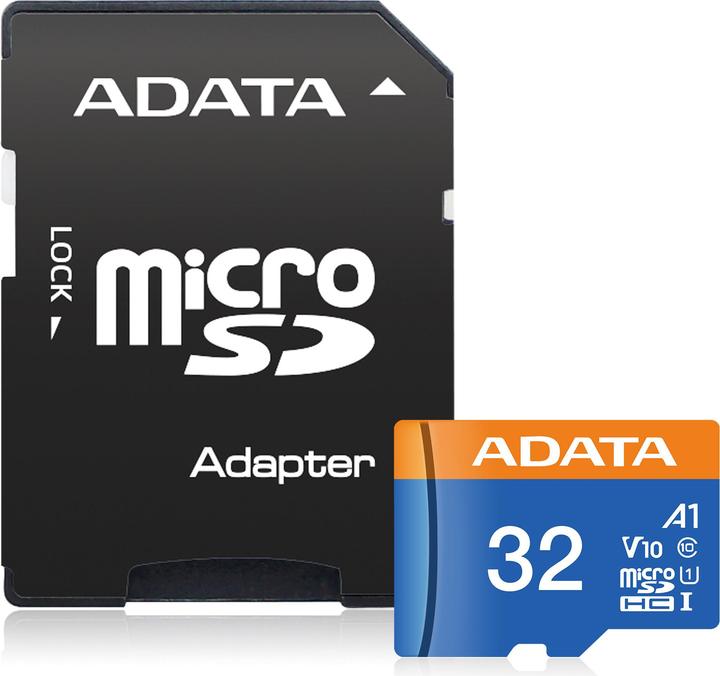 Produktbild Adata Premier Inkl. Adapter (32 GB, microSDHC, U1, UHS-I)