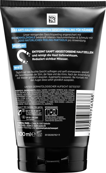 Image du produit L'Oréal Paris Expert Pure Charcoal (Gommage, 100 ml)