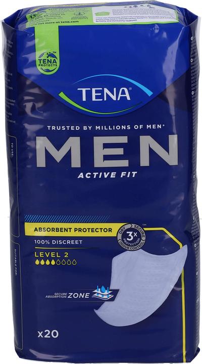 Tena MEN pads for bladder incontinence level 2 (20x)