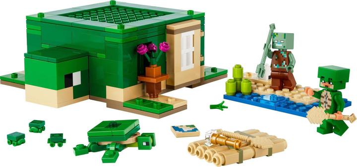 Immagine prodotto LEGO 21254 La casa sulla spiaggia della tartaruga (21254, LEGO Minecraft)