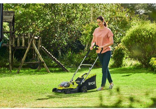 Actual product image Ryobi RY18LMH37A-250 (Rechargeable battery operated)