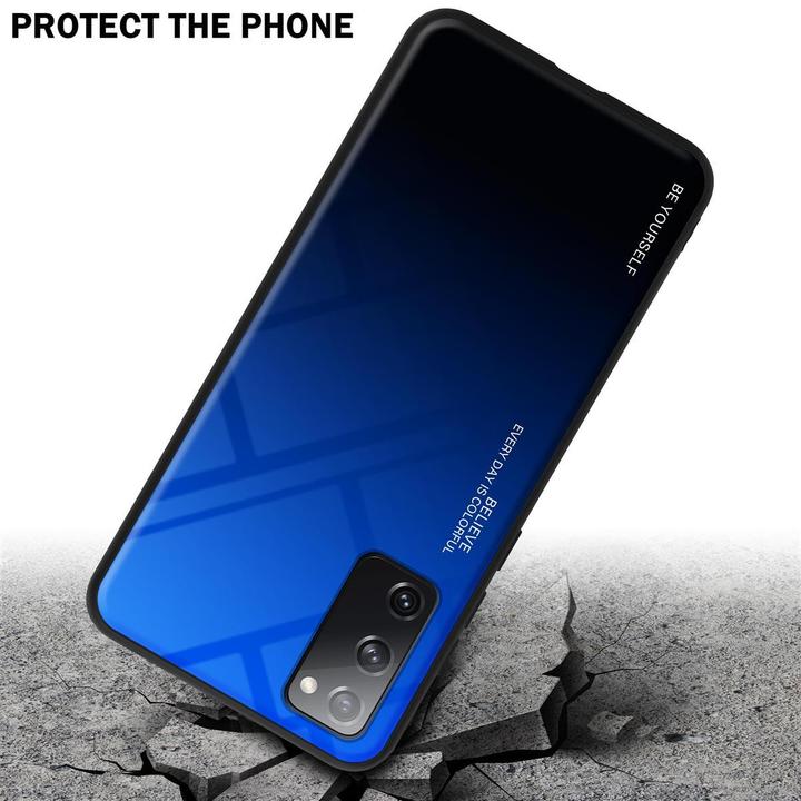 Actual product image Cadorabo TPU 2 colors glass cover (Samsung Galaxy S20 FE)