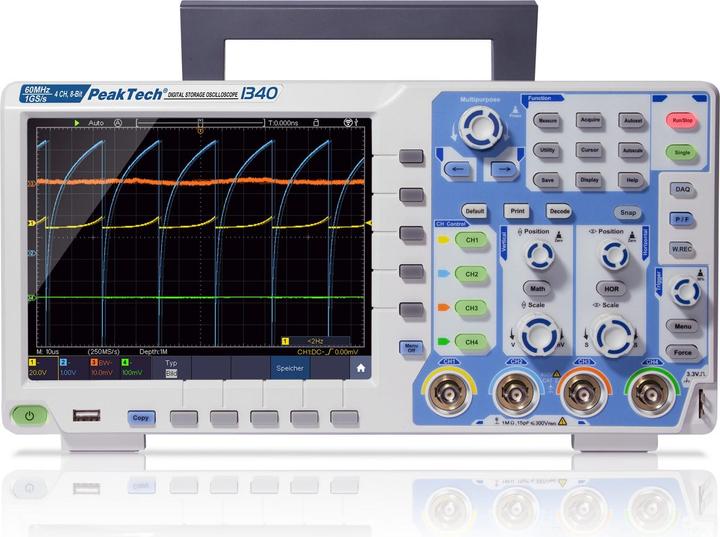 Peaktech P 1340 Digital Storage Oscilloscope (CAT II, Oscilloscope)
