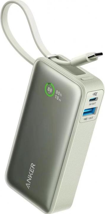 Image du produit Anker 545 Nano Power Bank 10000mAh PD 30W vert (10000 mAh, 30 W, 30 Wh)