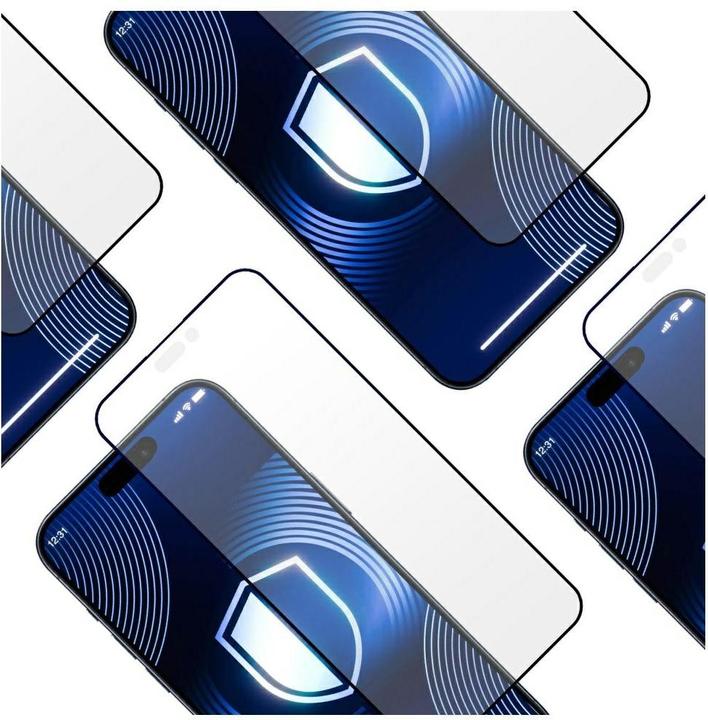 Actual product image 3MK - HardGlass Tempered Screen Protector - iPhone 17 Pro - Matt Max (1 pcs., Apple iPhone 17 Pro)