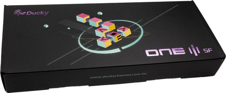 Produktbild Ducky One 3 Classic Pure White SF Gaming Tastatur, RGB LED - MX-Silent-Red (US) (US, Kabelgebunden)