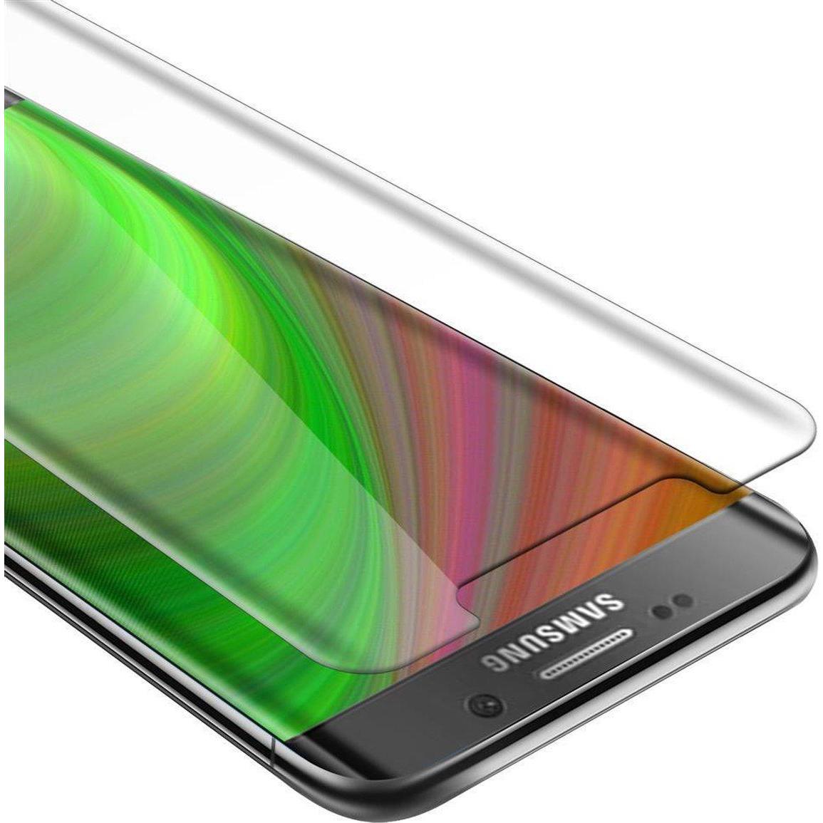 Cadorabo Displayschutzglas (1 Stück, Samsung Galaxy S7 Edge), Smartphone Schutzfolie, Transparent
