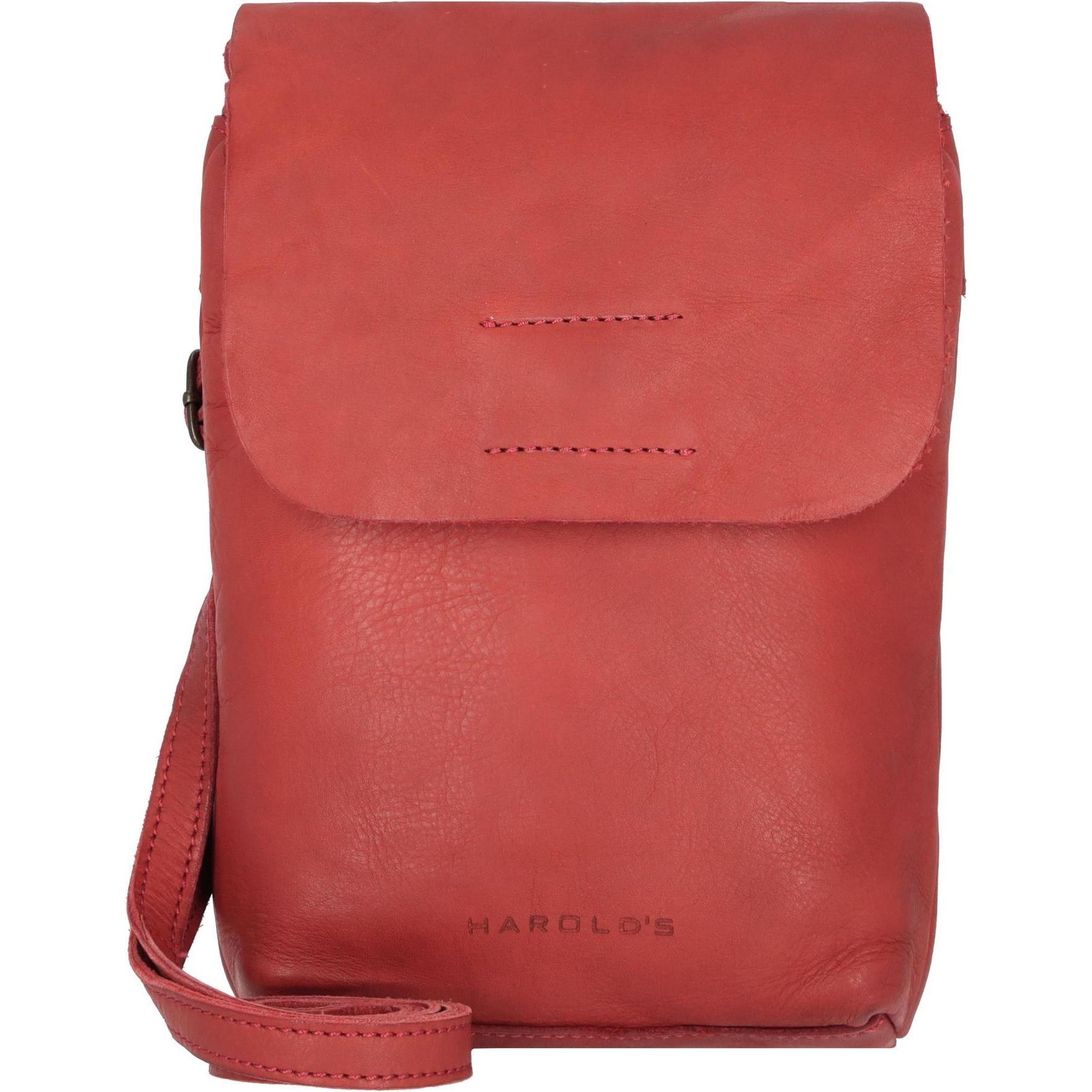 Harolds, Handtasche, Submarine Umhängetasche Leder 15 cm, Rot