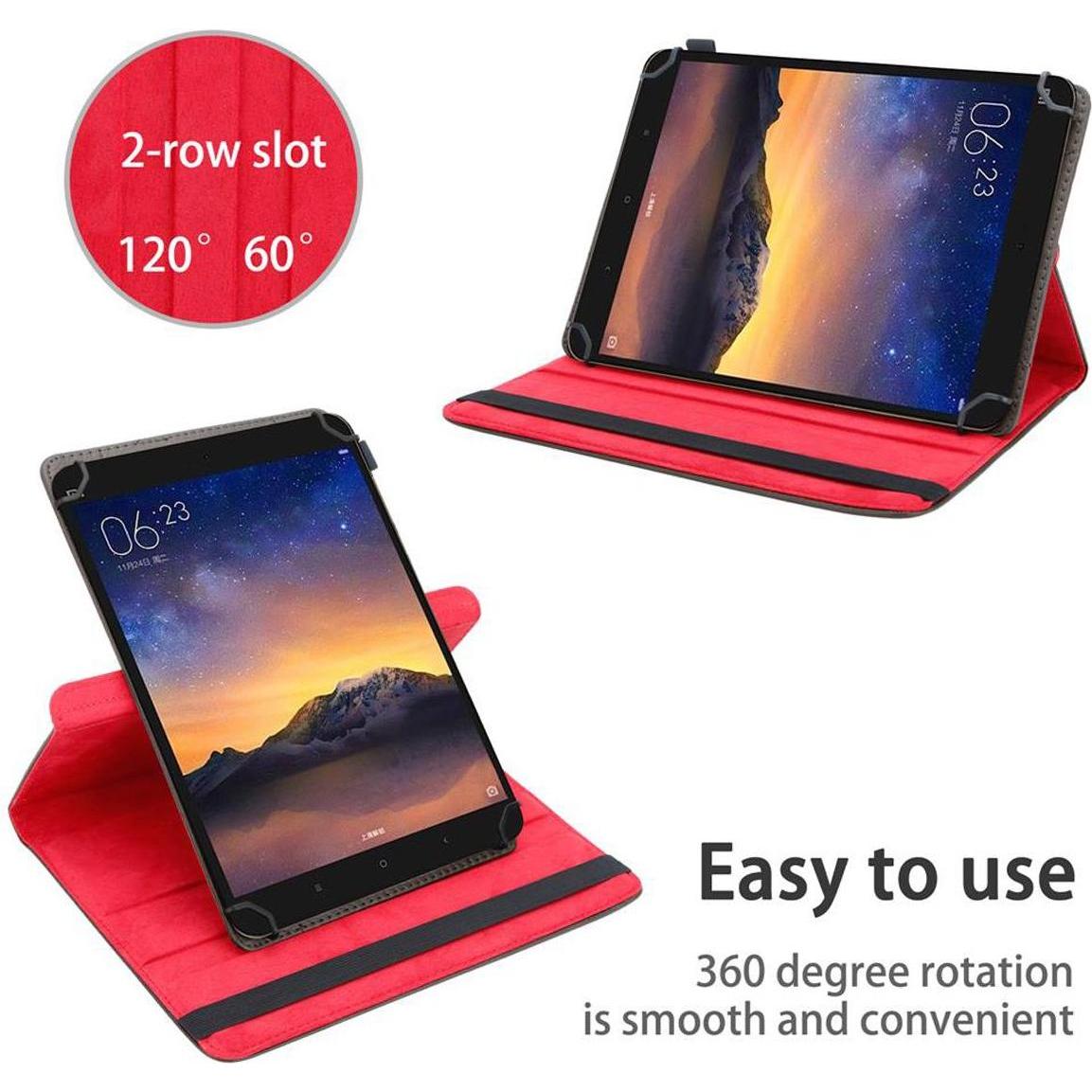 Thumbnail - Cadorabo Tablet Hülle Universal 360 (Xiaomi Mi Pad 2), Tablet Hülle, Braun
