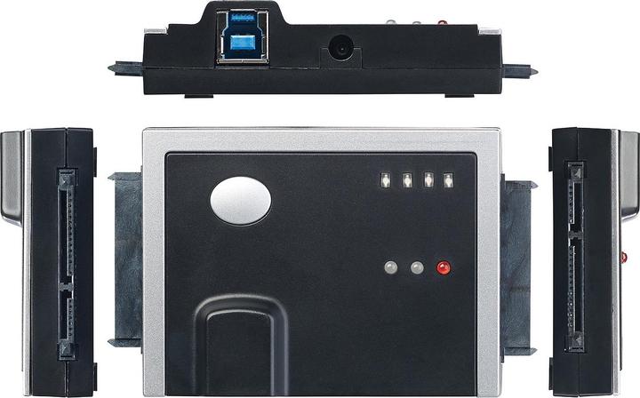 Actual product image Xystec USB 3.0 hard drive adapter with clone function
