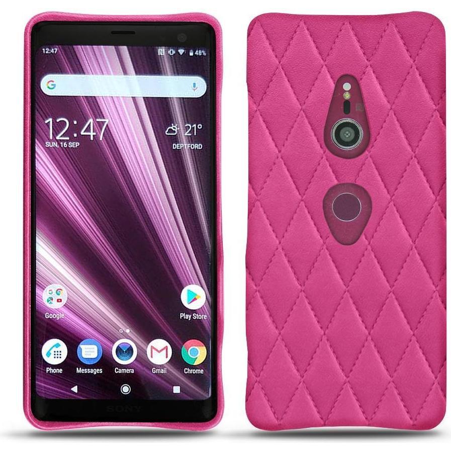 Noreve Lederschutzhülle (Sony Xperia XZ3), Smartphone Hülle, Rosa