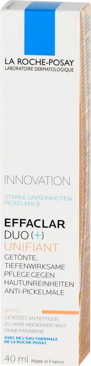 Nährwerte und Zutaten La Roche Posay Effaclar Duo + Unifiant (MEDIUM, 40 ml)