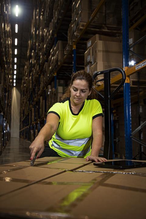 Produktbild Projob Damen T-Shirt EN ISO 20471 Kl. 2 (L)
