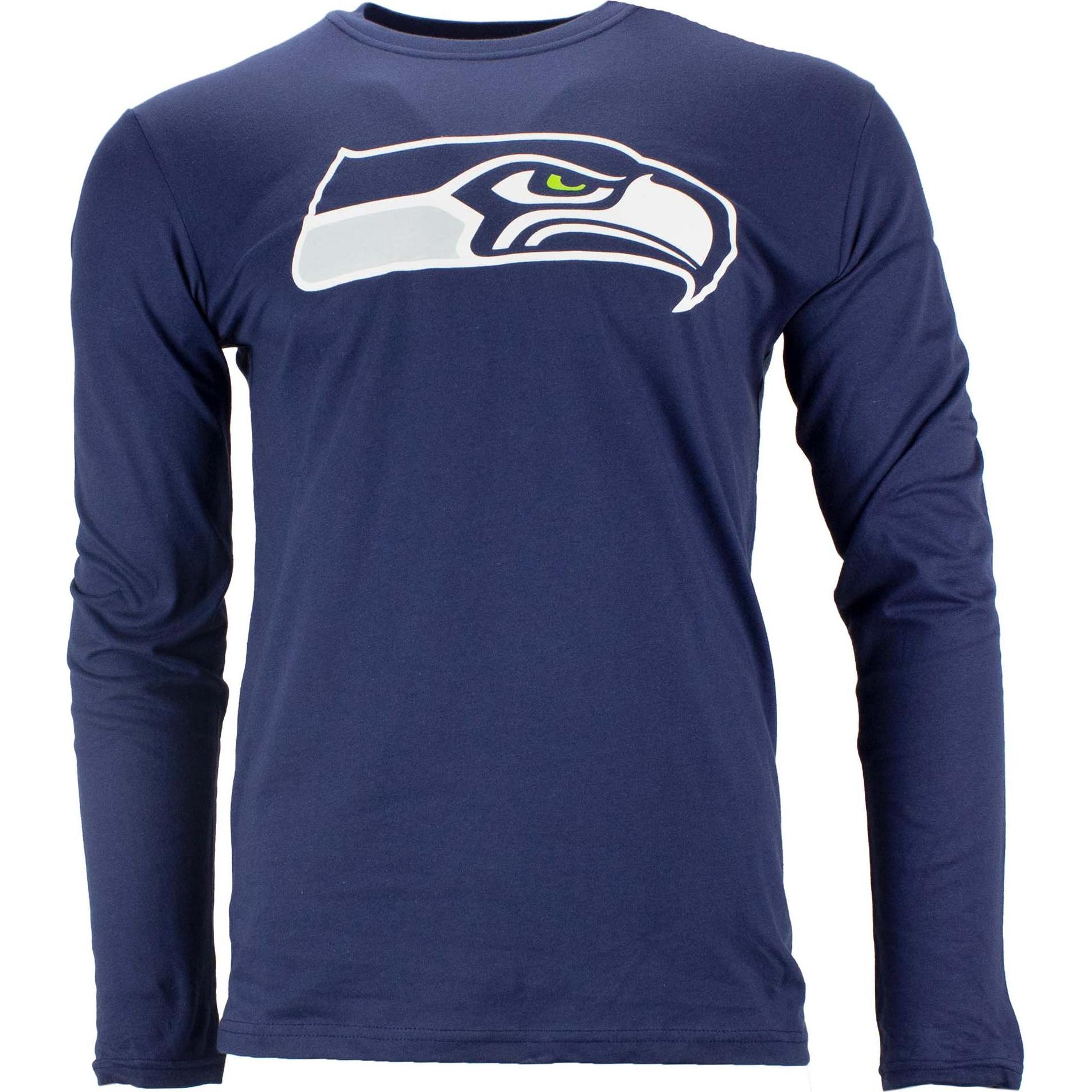 Fanatics, Herren, Shirt, NFL Seattle Seahawks Longsleeve T-Shirt 1568MNVY1ADSSE, Blau, (S)