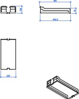 Produktbild Peka Metall Einhängetablare Arena Classic (1 Stk.)