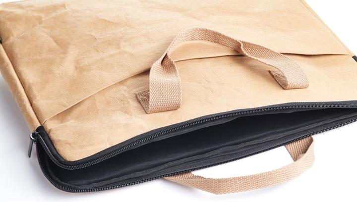 Actual product image Hayashi-UK Laptop Notebook Tablet Tasche, veganes Papier Leder (15")